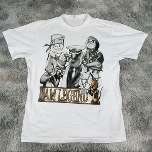 Vintage I Am Legend Bart Mario Tom Jerry Bugs Tee